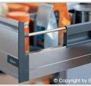 BLUM Inner Drawer - TANDEMBOX antaro - D Height - Stainless Steel - 30 KG