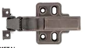 Sleek Canvas Hinges - For 20mm Profile GUNMETAL
